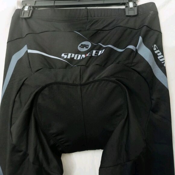 Sponeed Men's Cycling Pants – Size XXL – Black – Padded & Breathable - Picture 5 of 11